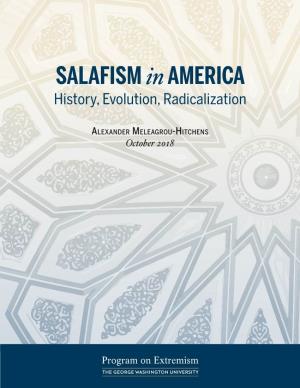 SALAFISM in AMERICA History, Evolution, Radicalization