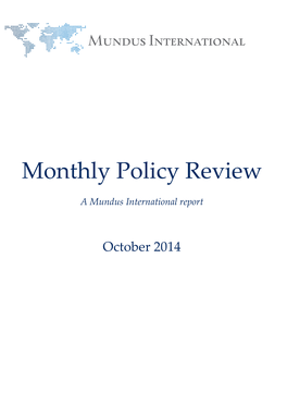 Monthly Policy Review