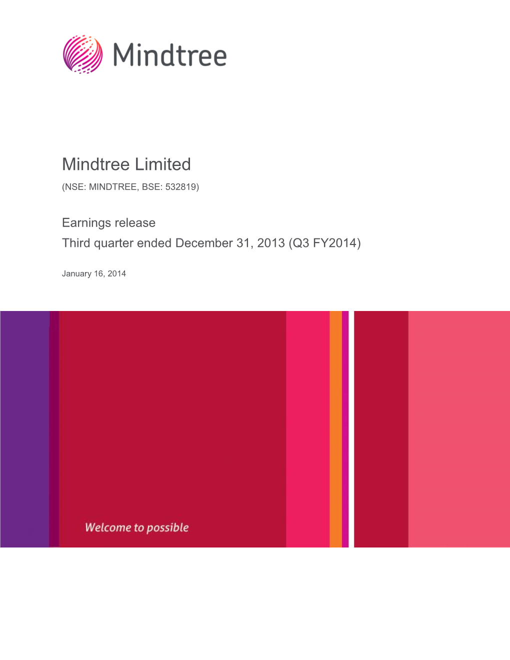 Mindtree Limited (NSE: MINDTREE, BSE: 532819)