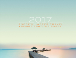 Andrew Harper Travel & Member Benefits Directory