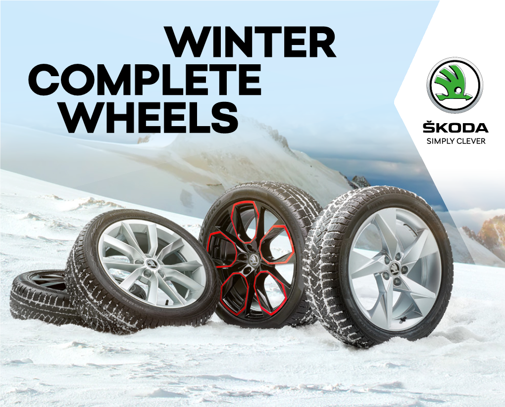 Winter Complete Wheels 8 14 18 24 22 34 38 42 46 Kodiaq Superb Karoq Octavia Kamiq Scala Fabia, Rapid, Citigo Škoda Rapid Spaceback Accessories 4 5