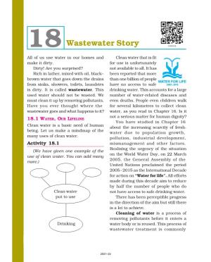 Wastewater Story All of Us Use Water in Our Homes and Clean Water That Is Fit Make It Dirty