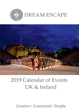 2019 Calendar of Events UK & Ireland