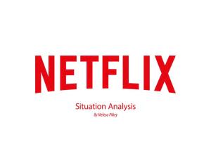 Situation Analysis by Melissa Pilkey Netflix, Inc