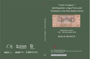 Multilingualism, Lingua Franca and Translation in the Early Modern Period