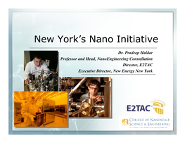New York's Nano Initiative
