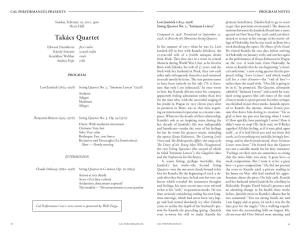 Takács Quartet 1928, in Brno by the Moravian String Quartet
