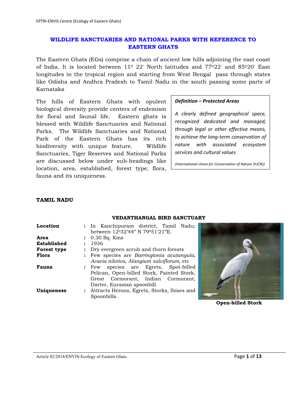 2. Wildlife Sanctuary Article.Pdf