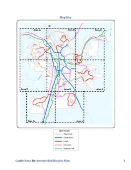 Castle Rock Recommended Bicycle Plan 1 Map