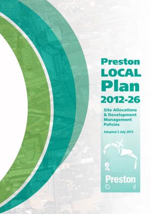 Preston LOCAL Plan 2012-26 Site Allocations & Development Management Policies