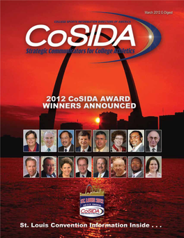 Cosida E-Digest March 2012 – 1 Cosida E-Digest March 2012 – 2 Cosida 2012 MARCH E-DIGEST