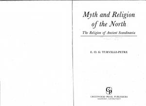 Turville Petre Myth and Religion of the North