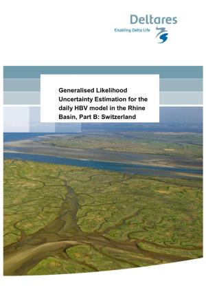 Generalised Likelihood Uncertainty Estimation for the Daily HBV Model in the Rhine Basin, Part B: Switzerland
