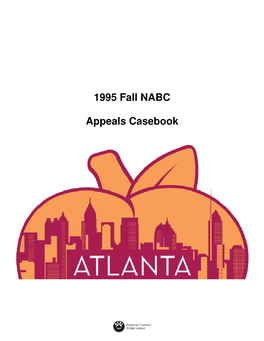 1995 Fall NABC Appeals Casebook