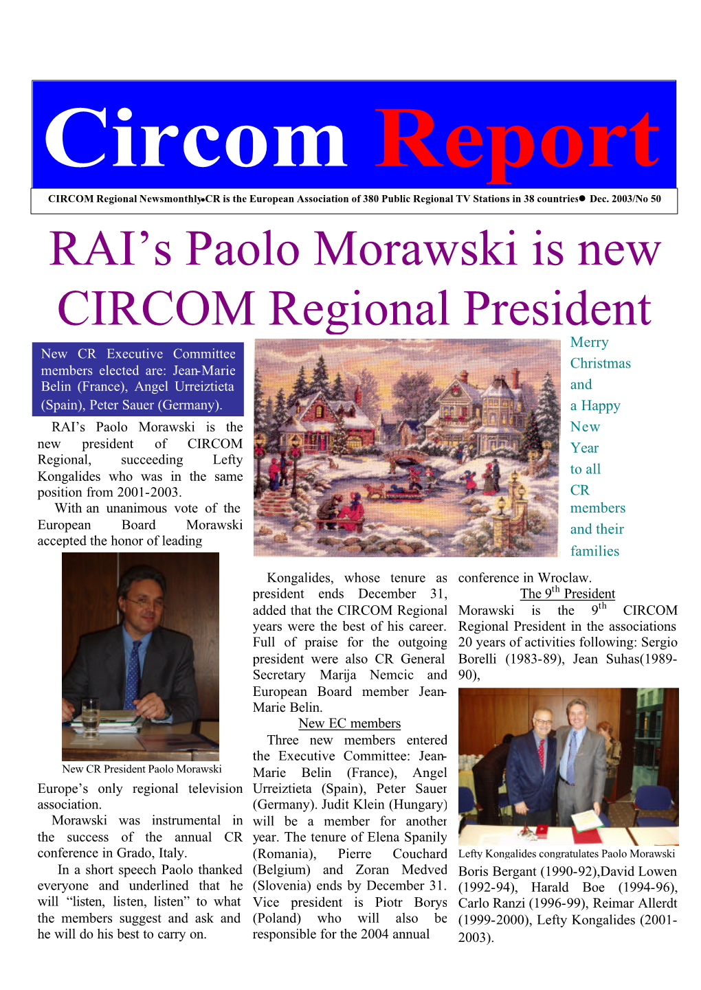 RAI's Paolo Morawski Is New CIRCOM Regional President