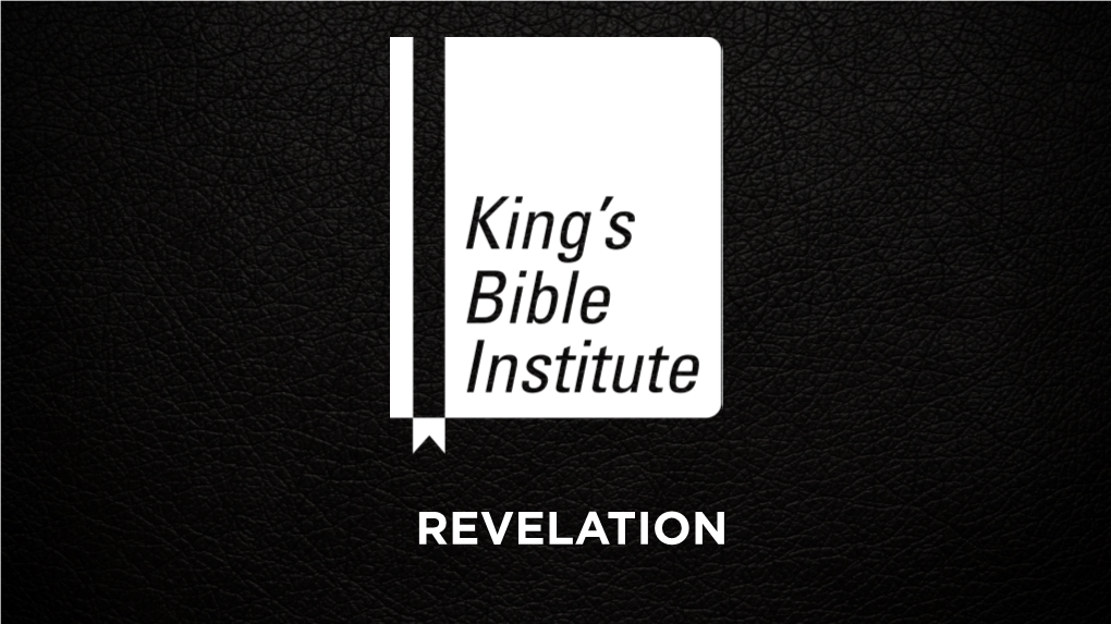 Revelation (Week 4)