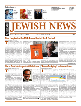 New Chapter for the 27Th Annual Jewish