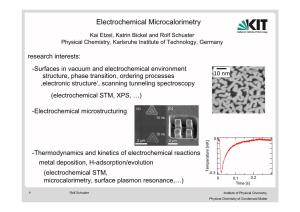 Electrochemical Microcalorimetry