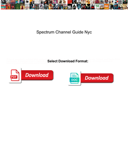 Spectrum Channel Guide Nyc
