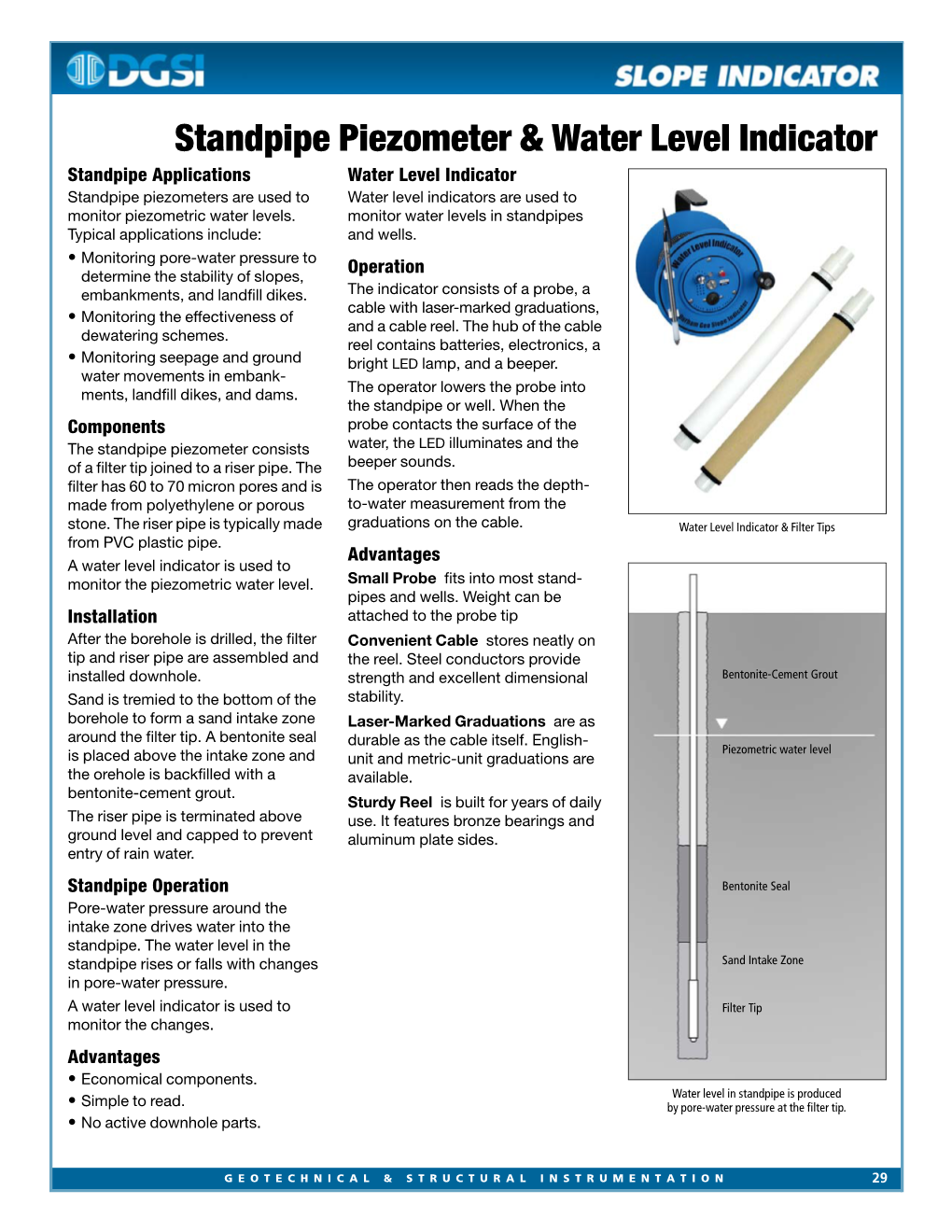 Standpipe Piezometer & Water Level Indicator - DocsLib