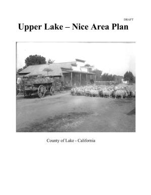 Upper Lake – Nice Area Plan