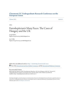 Euroskepticism's Many Faces: the Cases of Hungary and the UK