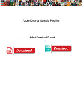 Azure Devops Sample Pipeline