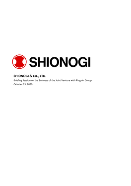 Shionogi & Co., Ltd