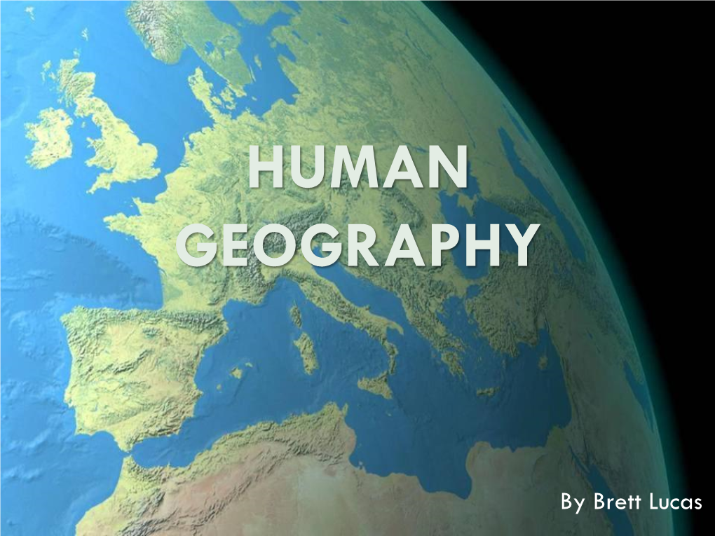 Human Geography