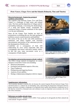 Cinque Terre and the Islands (Palmaria, Tino and Tinetto)