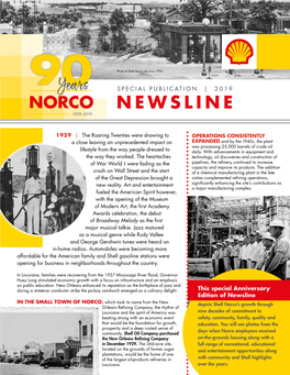 Norco 90 Th Anniversary Special Publication Newsline