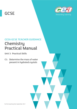 Chemistry Practical Manual GCSE