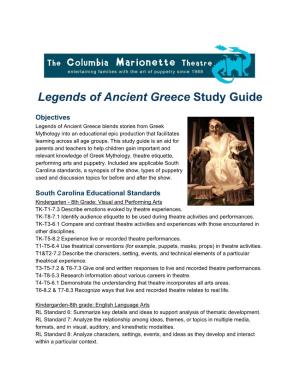 Legends of Ancient Greece Study Guide