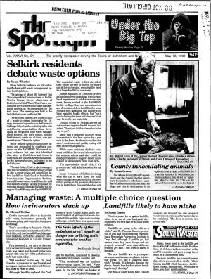 Selkirk Residents Debate Waste Options