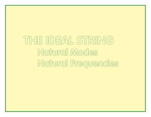 The Ideal String