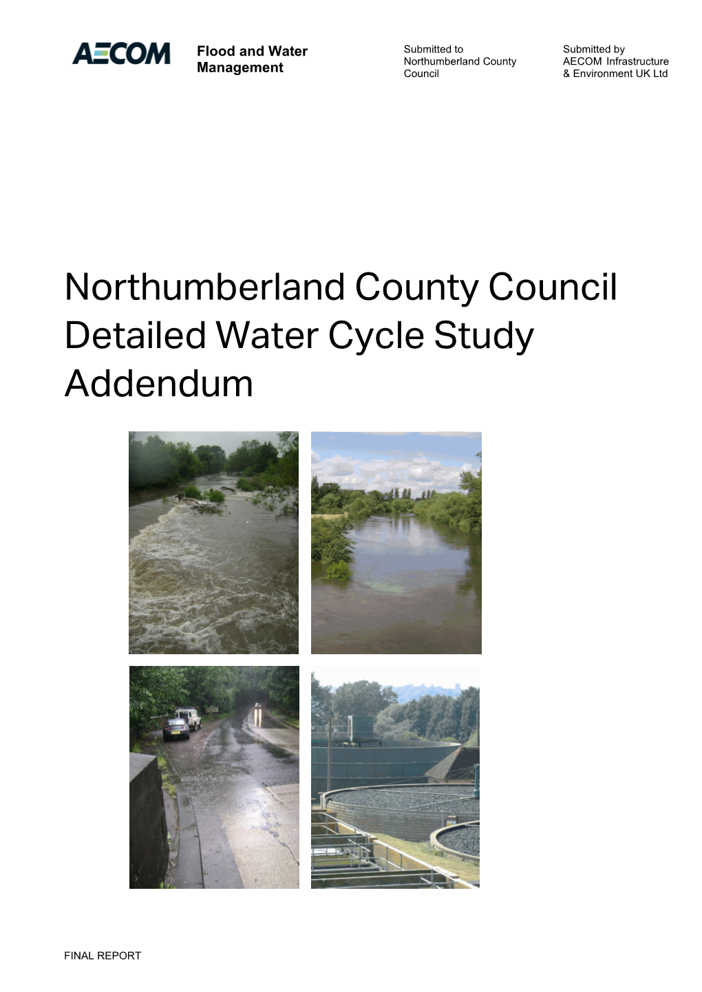 Northumberland County Council Detailed Water Cycle Study Addendum