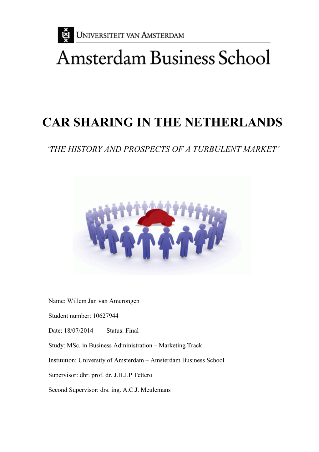 Car Sharing in the Netherlands
