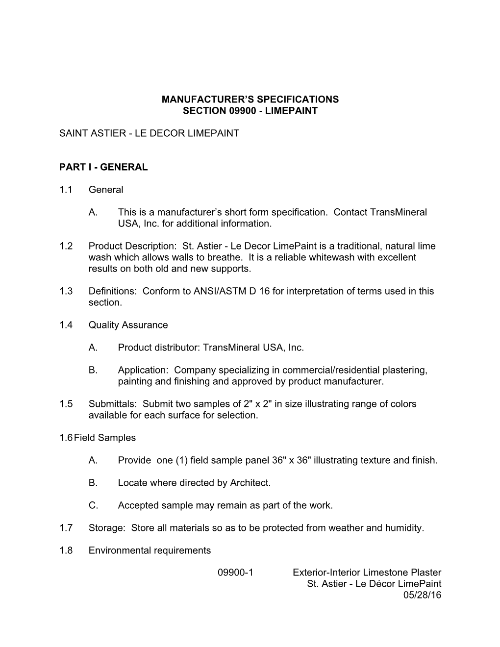 Manufacturer S Specifications s1