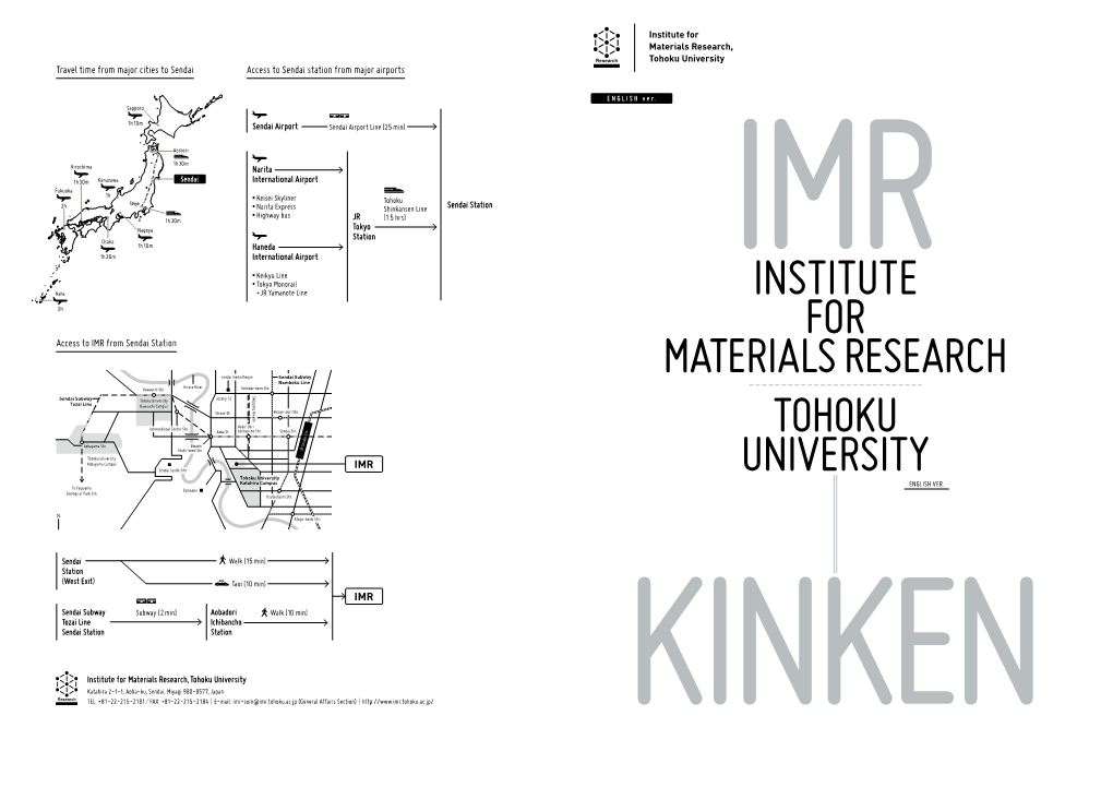 Institute for Materials Research Tohoku University