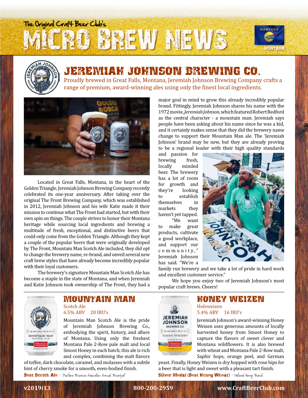 Micro Brew News Montana