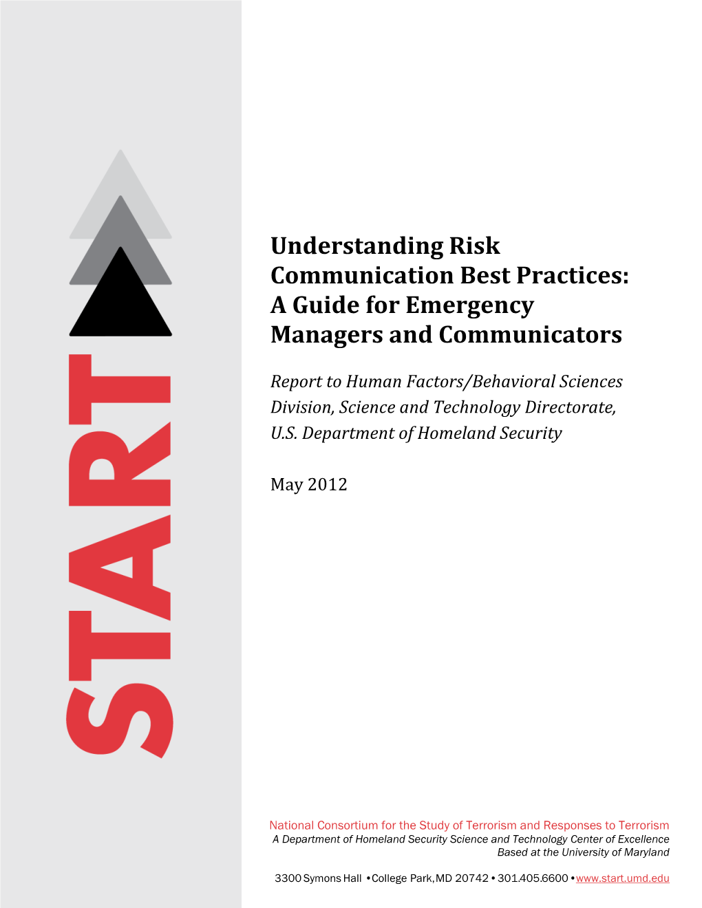 Understanding Risk Communication Best Practices: a Guide for Emergency Managers and Communicators