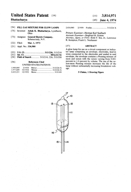 United States Patent [191 [11] 3,814,971 Bhattacharya ‘ [45] June4, 1974