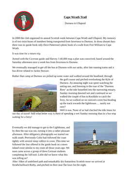 Cape Wrath Trail