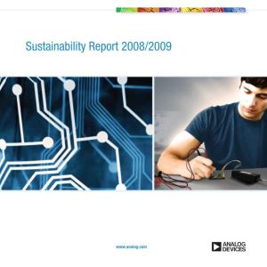 Sustainability Report 2008/2009