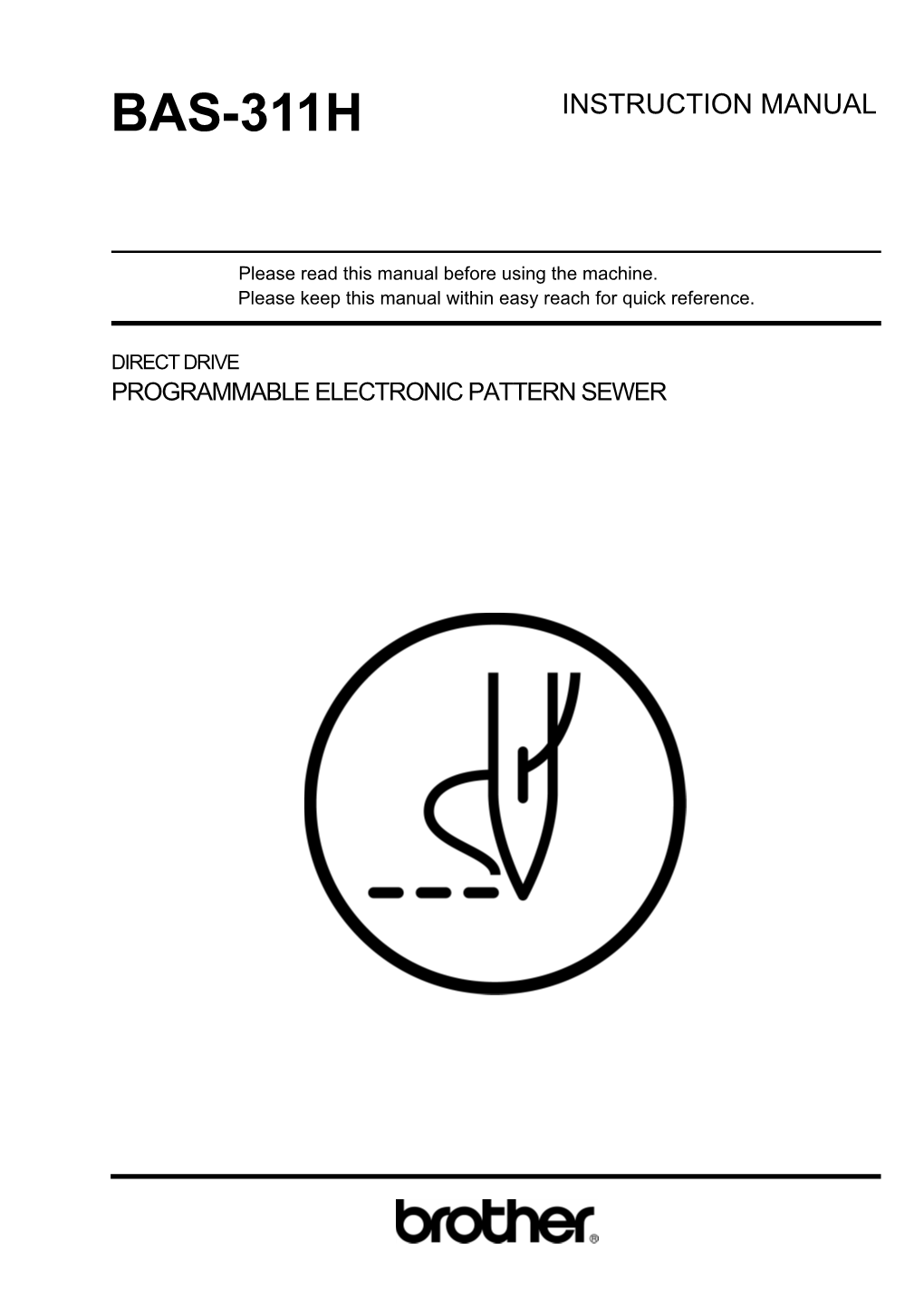 Bas-311H Instruction Manual