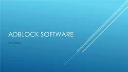 Ad Block Software