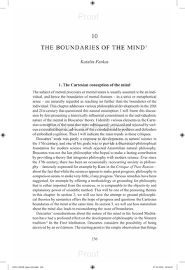 10 the Boundaries of the Mind 1