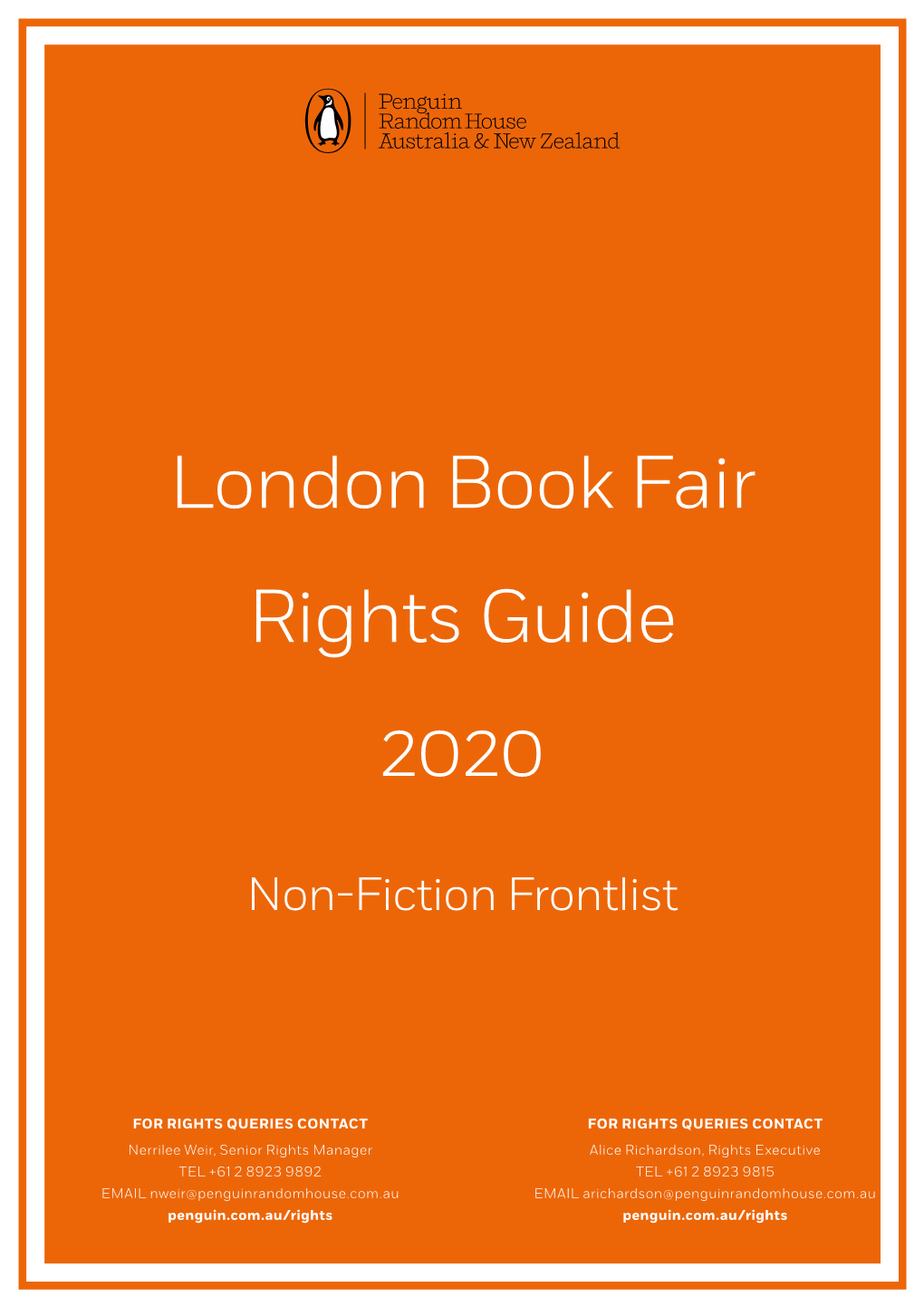 London Book Fair Rights Guide 2020