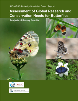 Assessment of Global Research and Conservation Needs for Butterflies