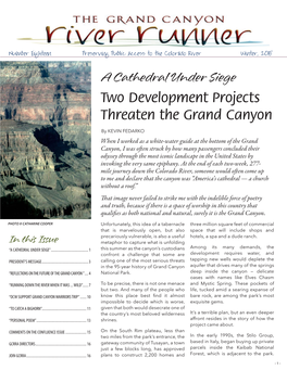 Two Development Projects Threaten the Grand Canyon